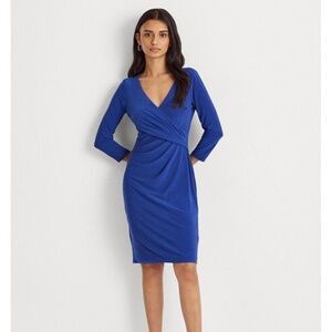 Ralph Lauren Deep Blue Long Sleeve Dress